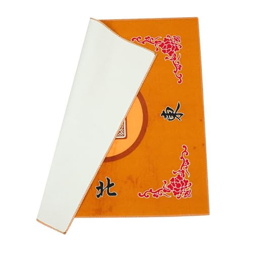 ARTSEWPLY rutschfeste Schallgedämpfte Mahjong tischdecke Quadratische Anti rutsch spielmatte aus Robustem Material Wiederverwendbar und Schmutzabweisend für Poker Brettspiele zu Hause von ARTSEWPLY
