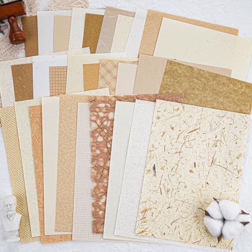 30 Blatt gemischtes Sammelalbum, strukturiertes Spezialpapier für Scrapbooking, Planer, Bullet Journaling, Junk, Journaling, Zubehör, Collage, Kartenherstellung, 14 x 21 cm, A5 30 Blatt gemischtes Sammelalbum, strukturiertes Spezialpapier für Scrapbooking, Planer, Bullet Journaling, Junk, Journaling, Zubehör, Collage, Kartenherstellung, 14 x 21 cm, A5 von ARTSMONA