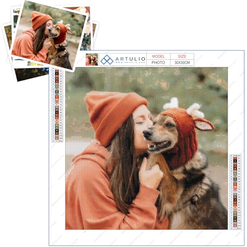 ARTULIO 5D Diamond Painting Eigenes Foto - 30x30 cm – 5D Diamant Painting Bilder von ARTULIO