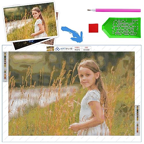 ARTULIO 5D Diamond Painting Eigenes Foto - 40x30 cm – Diamond Painting Selbst Erstellen von ARTULIO