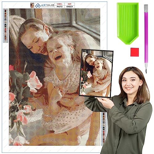 ARTULIO 5D Diamond Painting Eigenes Foto - 60x40 cm – Daiming Panting Eigenes Bild von ARTULIO