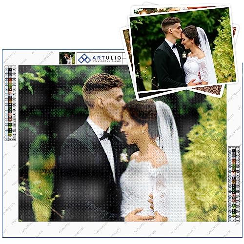 ARTULIO Diamond Painting Eigenes Foto - 30x40cm – 5D Diamant Painting Personalisiert von ARTULIO