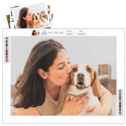 ARTULIO Diamond Painting Eigenes Foto - 80x40 cm – Diamond Painting Foto Personalisiert ARTULIO Diamond Painting Eigenes Foto - 80x40 cm – Diamond Painting Foto Personalisiert von ARTULIO