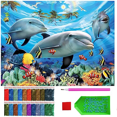 ARTULIO Diamond Painting Set - Unterwasserwelt im Ozean - 30x40 cm – 5D Diamant Painting Bilder, Diamond Painting Erwachsene ARTULIO Diamond Painting Set - Unterwasserwelt im Ozean - 30x40 cm – 5D Diamant Painting Bilder, Diamond Painting Erwachsene von ARTULIO