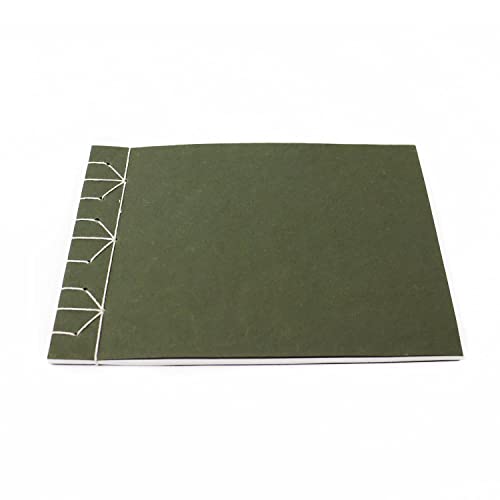 ARTWAY Tree Free Notizbuch mit japanischem Stick, A5, Querformat, Olivgrün ARTWAY Tree Free Notizbuch mit japanischem Stick, A5, Querformat, Olivgrün von ARTWAY