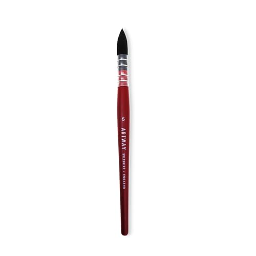 Artway Aquarell-Mopp-Pinsel, Rot, Größe 5 Artway Aquarell-Mopp-Pinsel, Rot, Größe 5 von ARTWAY