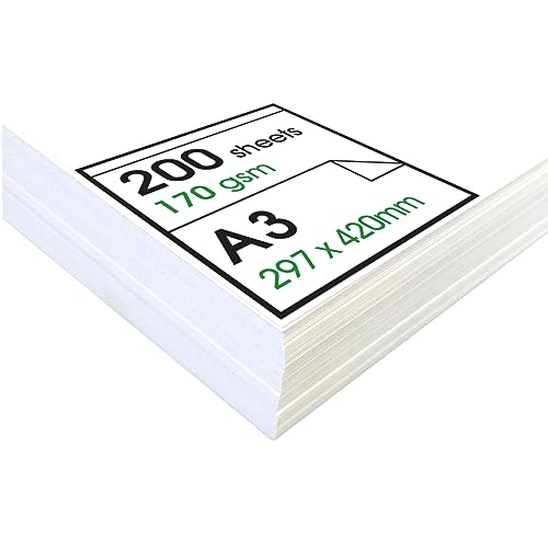 Artway ENVIRO A3 Recyceltes Zeichenpapier, 170 g/m², 200 Blatt Zeichenpapier von ARTWAY