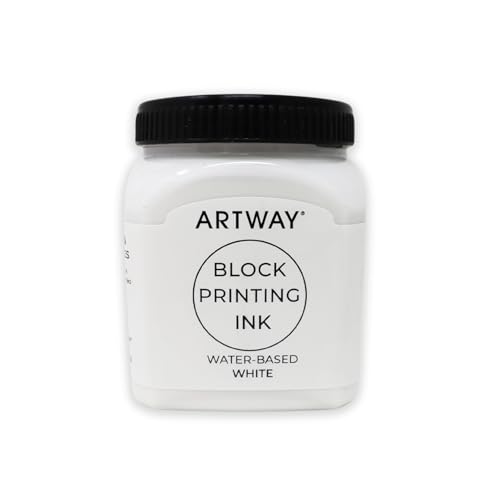 Artway Premium Block Printing Ink - 250ml - White - Ideal for Relief, Block and Lino Printmaking Artway Premium Block Printing Ink - 250ml - White - Ideal for Relief, Block and Lino Printmaking von ARTWAY