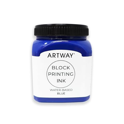 Artway Premium Blockdrucktinte - 250ml - Blau - Ideal für Relief, Block und Linoldrucke Artway Premium Blockdrucktinte - 250ml - Blau - Ideal für Relief, Block und Linoldrucke von ARTWAY