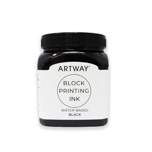 Artway Premium Blockdrucktinte - 250ml - Schwarz -Ideal für Relief, Block und Linoldrucke Artway Premium Blockdrucktinte - 250ml - Schwarz -Ideal für Relief, Block und Linoldrucke von ARTWAY