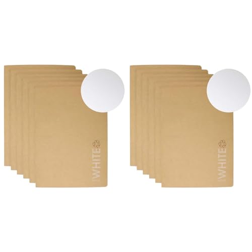 Artway - Skizzenheft - Umschlag aus Kraftpapier - Recycling-Qualität - 28 Seiten mit 130 g/m² - A4 - Weißes Papier - 6 Stück SKU-AF4FD30A (Packung mit 2) von ARTWAY