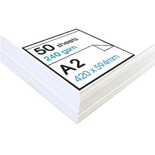 Artway Studio - A2 Gemischte Medien Papier - Ideal für Multimedia-Anwendungen - 240gsm – A2 (50 Blätter) Artway Studio - A2 Gemischte Medien Papier - Ideal für Multimedia-Anwendungen - 240gsm – A2 (50 Blätter) von ARTWAY