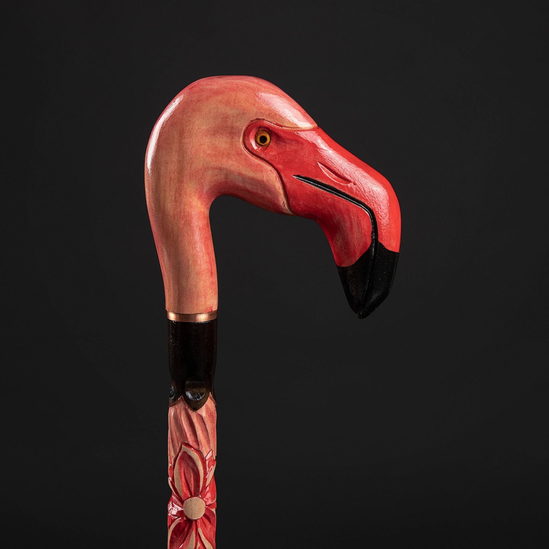 Holzgeschnitzte Gehstöcke Für Frauen, Flamingo-Gehstock, Valentinstagsgeschenke von ARTWalkingSticks
