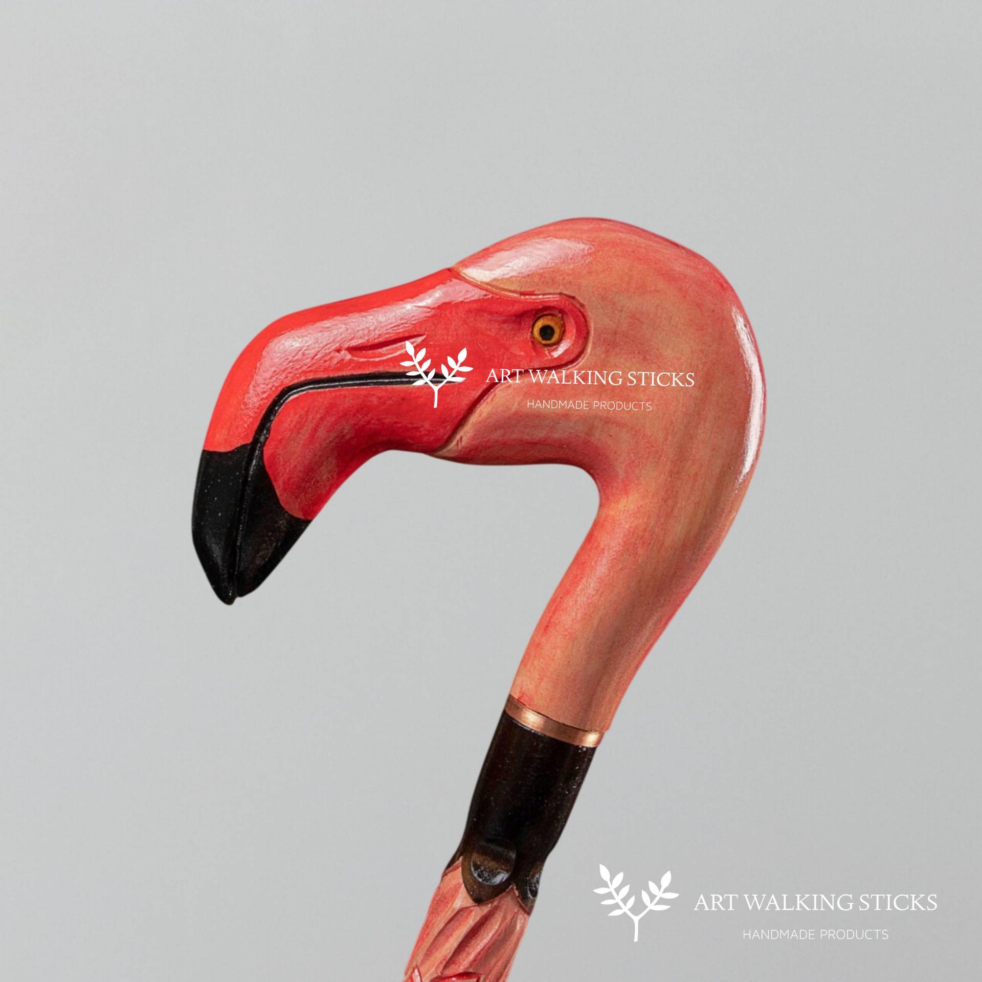 Holzgeschnitzte Gehstöcke Für Frauen, Flamingo-Gehstock, Valentinstagsgeschenke von ARTWalkingSticks