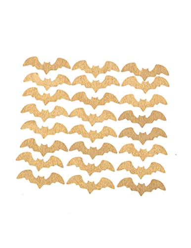 ARTYFETES Fledermaus-Konfetti Tischdeko für Halloween 24-teilig goldfarben 4 cm ARTYFETES Fledermaus-Konfetti Tischdeko für Halloween 24-teilig goldfarben 4 cm von ARTYFETES