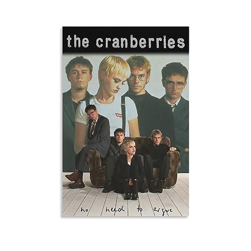 ARVACY The Cranberries 88 Leinwand-Poster, Wanddekoration, Kunst, Gemälde, Wohnzimmer, Schlafzimmer, Dekoration, Geschenk, ungerahmt, 30 x 45 cm von ARVACY