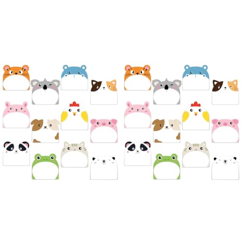 ARVALOLET 12er Set niedliche Tieraufkleber Kawaii Haftnotizen Selbstklebende Memo Blöcke for Büro Zuhause Schüler ARVALOLET 12er Set niedliche Tieraufkleber Kawaii Haftnotizen Selbstklebende Memo Blöcke for Büro Zuhause Schüler von ARVALOLET