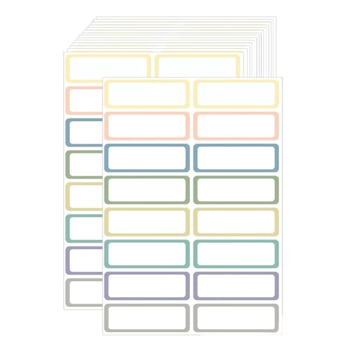 ARVALOLET Bunte Etiketten 15 Blatt Wasserdicht Selbstklebende Labels for Lebensmittel, Lagerung & Organisation ARVALOLET Bunte Etiketten 15 Blatt Wasserdicht Selbstklebende Labels for Lebensmittel, Lagerung & Organisation von ARVALOLET