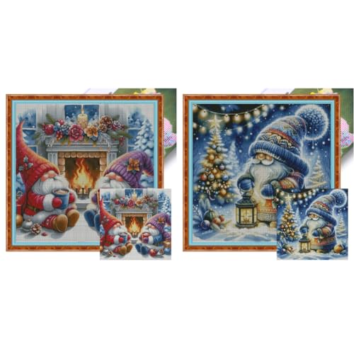 ARVALOLET Vollstickerei Set 14CT Öko-Baumwollgarn Cartoon Kreuzstich Kunsthandwerk for Hobby und Dekoration ARVALOLET Vollstickerei Set 14CT Öko-Baumwollgarn Cartoon Kreuzstich Kunsthandwerk for Hobby und Dekoration von ARVALOLET