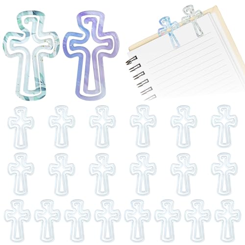 ARefugen 20 Stück Kreuz-Sublimations-Büroklammern aus Acryl, blanko, 10,2 x 5,1 cm, christlich, personalisierbar, Jumbo-Wärmetransfer-Büroklammer, für Bibelverse, Basteln, Lesezeichen, Geschenke ARefugen 20 Stück Kreuz-Sublimations-Büroklammern aus Acryl, blanko, 10,2 x 5,1 cm, christlich, personalisierbar, Jumbo-Wärmetransfer-Büroklammer, für Bibelverse, Basteln, Lesezeichen, Geschenke von ARefugen