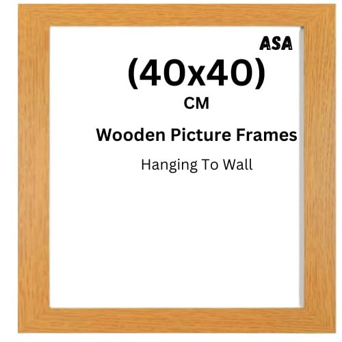 Moderner Bilderrahmen, Holz-Bilderrahmen, MDF, Hoch- oder Querformat, Wandmontage, für Poster, Zertifikate, Eiche, Weiß, Schwarz, Eiche, 40 x 40 cm, 40 x 40 cm Moderner Bilderrahmen, Holz-Bilderrahmen, MDF, Hoch- oder Querformat, Wandmontage, für Poster, Zertifikate, Eiche, Weiß, Schwarz, Eiche, 40 x 40 cm, 40 x 40 cm von ASA