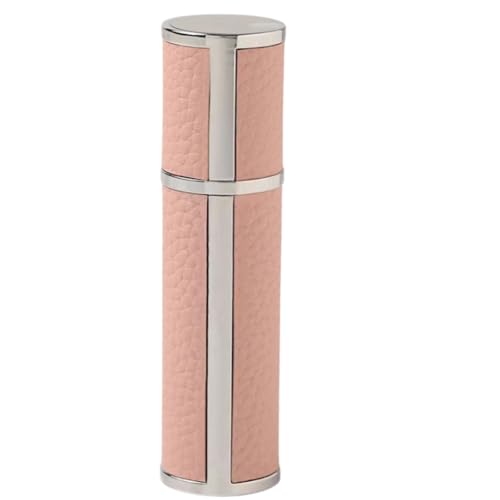 ASADAYS Parfümzerstäuber mit Magnetverschluss & Nebelfunktion 8ML Tragbarer Parfümspender aus Leder für Reise und Alltag (ST-Pink-5ML) von ASADAYS