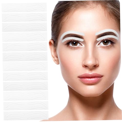 ASAKKURA 12 Blatt Teiliges Augenbrauen Schablonen Augenbrauen Stencil Kit aus Weichem Papier Selbstklebende Augenbrauenform Vorlagen Leicht und Praktisch für Makeup Anfänger und Profis ASAKKURA 12 Blatt Teiliges Augenbrauen Schablonen Augenbrauen Stencil Kit aus Weichem Papier Selbstklebende Augenbrauenform Vorlagen Leicht und Praktisch für Makeup Anfänger und Profis von ASAKKURA