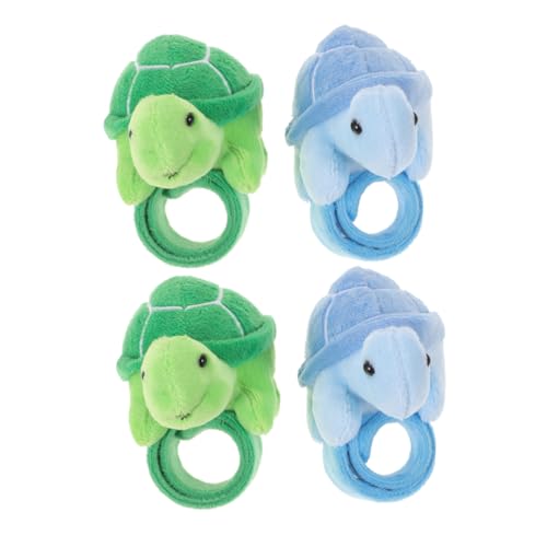 ASAKKURA 4 Stück Plüsch Schildkröten Snap Armbänder Kuschelige Slap Wristbands für Dekoration Auto Zuhause Spaßiger Stoff Handgelenksschmuck ASAKKURA 4 Stück Plüsch Schildkröten Snap Armbänder Kuschelige Slap Wristbands für Dekoration Auto Zuhause Spaßiger Stoff Handgelenksschmuck von ASAKKURA