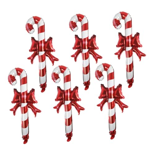 ASAKKURA 6 Stück Aufblasbare Weihnachtsstäbe, Süßigkeiten, Handballons, Weihnachtsballons, Weihnachtsparty Luftballons, Party Zubehör, Party Layout Luftballons, Weihnachtsparty Zubehör ASAKKURA 6 Stück Aufblasbare Weihnachtsstäbe, Süßigkeiten, Handballons, Weihnachtsballons, Weihnachtsparty Luftballons, Party Zubehör, Party Layout Luftballons, Weihnachtsparty Zubehör von ASAKKURA