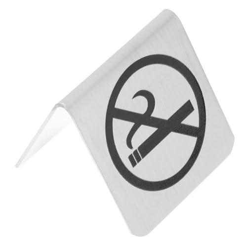 ASAKKURA Tisch Rauchverbotsschild aus Stabiles Nichtraucher Schild für Restaurants und Bereiche Klare und Platzsparendes Design ASAKKURA Tisch Rauchverbotsschild aus Stabiles Nichtraucher Schild für Restaurants und Bereiche Klare und Platzsparendes Design von ASAKKURA