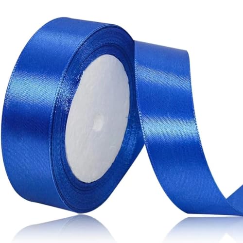 Geschenkband Blau 20 mm Breit,23 Meter Satinbänder Royalblau Stoff Schleifenband Kunsthandwerk,Hochzeitsdekoration, Weihnachten, Haarbögen, Blumensträuße, Geburtstag und Geschenkverpackung Geschenkband Blau 20 mm Breit,23 Meter Satinbänder Royalblau Stoff Schleifenband Kunsthandwerk,Hochzeitsdekoration, Weihnachten, Haarbögen, Blumensträuße, Geburtstag und Geschenkverpackung von ASALZBOAY