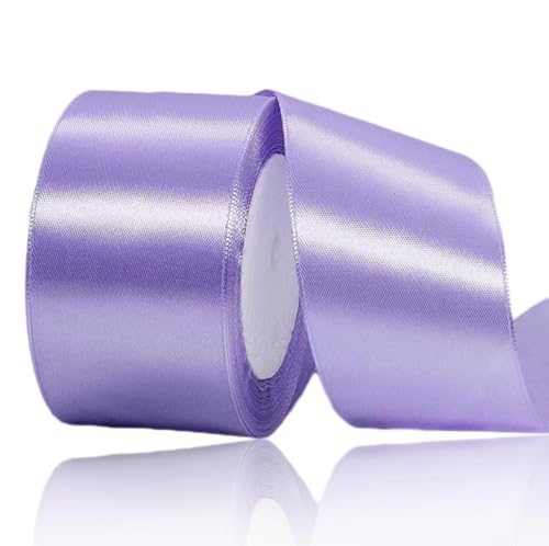 Geschenkband Hellviolett 50 mm Breit,23 Meter Satinbänder Hellviolett Stoff Schleifenband Kunsthandwerk,Hochzeitsdekoration, Weihnachten, Haarbögen, Blumensträuße, Geburtstag und Geschenkverpackung Geschenkband Hellviolett 50 mm Breit,23 Meter Satinbänder Hellviolett Stoff Schleifenband Kunsthandwerk,Hochzeitsdekoration, Weihnachten, Haarbögen, Blumensträuße, Geburtstag und Geschenkverpackung von ASALZBOAY