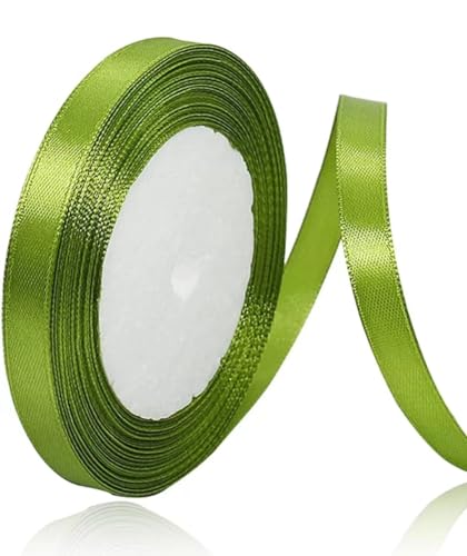 Geschenkband Olivgrün 10 mm Breit,23 Meter Satinbänder Olivgrün Stoff Schleifenband Kunsthandwerk,Hochzeitsdekoration, Weihnachten, Haarbögen, Blumensträuße, Geburtstag und Geschenkverpackung Geschenkband Olivgrün 10 mm Breit,23 Meter Satinbänder Olivgrün Stoff Schleifenband Kunsthandwerk,Hochzeitsdekoration, Weihnachten, Haarbögen, Blumensträuße, Geburtstag und Geschenkverpackung von ASALZBOAY
