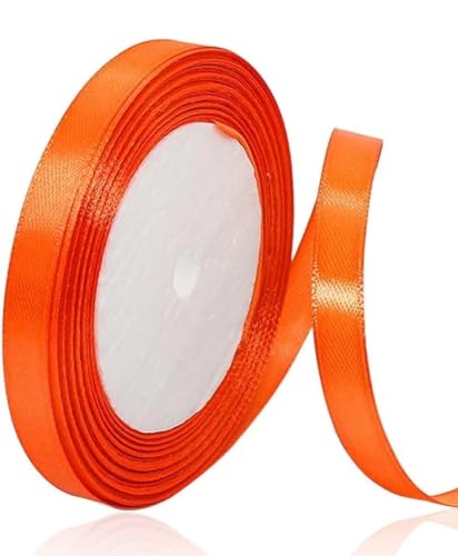 Geschenkband Orange 10 mm Breit,23 Meter Satinbänder Orange Stoff Schleifenband Kunsthandwerk, Kränze, Hochzeitsdekoration, Weihnachten, Haarbögen, Blumensträuße, Geburtstag und Geschenkverpackung Geschenkband Orange 10 mm Breit,23 Meter Satinbänder Orange Stoff Schleifenband Kunsthandwerk, Kränze, Hochzeitsdekoration, Weihnachten, Haarbögen, Blumensträuße, Geburtstag und Geschenkverpackung von ASALZBOAY