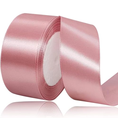 Geschenkband Roségold 40 mm Breit,23 Meter Satinbänder Rose Rosa Stoff Schleifenband Kunsthandwerk,Hochzeitsdekoration, Weihnachten, Haarbögen, Blumensträuße, Geburtstag und Geschenkverpackung Geschenkband Roségold 40 mm Breit,23 Meter Satinbänder Rose Rosa Stoff Schleifenband Kunsthandwerk,Hochzeitsdekoration, Weihnachten, Haarbögen, Blumensträuße, Geburtstag und Geschenkverpackung von ASALZBOAY