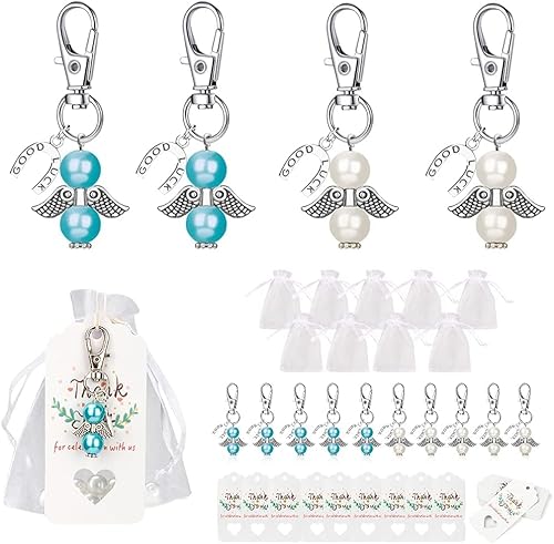 ASANMU Schutzengel Anhänger, 24 Stück Kleine Gastgeschenke Hochzeit Gastgeschenke Schutzengel mit Organza Beutel Kraftpapier Anhänger für Kommunion Gastgeschenke Konfirmation Taufe Geschenk Abschied ASANMU Schutzengel Anhänger, 24 Stück Kleine Gastgeschenke Hochzeit Gastgeschenke Schutzengel mit Organza Beutel Kraftpapier Anhänger für Kommunion Gastgeschenke Konfirmation Taufe Geschenk Abschied von ASANMU