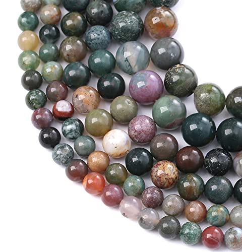 32 Stück 12 mm natürliche bunte indische Achat-Steinperlen, rund, lose Perlen für Schmuckherstellung, DIY-Armband, Halskette, Zubehör, 38,1 cm 32 Stück 12 mm natürliche bunte indische Achat-Steinperlen, rund, lose Perlen für Schmuckherstellung, DIY-Armband, Halskette, Zubehör, 38,1 cm von ASDJHFABKY