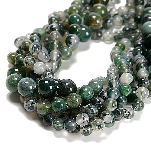 38 Stück grüne Grasachat-Perlen, 10 mm, Naturstein, rund, echter Edelstein, für DIY-Armbänder, Schmuckschnüre 38 Stück grüne Grasachat-Perlen, 10 mm, Naturstein, rund, echter Edelstein, für DIY-Armbänder, Schmuckschnüre von ASDJHFABKY