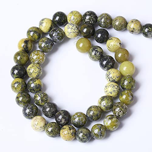 6 mm, 60 Stück Naturstein-Perlen in Gelb und Türkis, lose Perlen für Schmuckherstellung, DIY-Armbänder 6 mm, 60 Stück Naturstein-Perlen in Gelb und Türkis, lose Perlen für Schmuckherstellung, DIY-Armbänder von ASDJHFABKY
