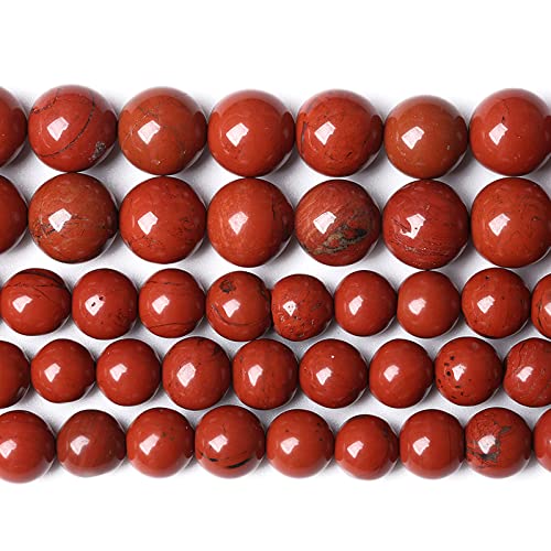 6 mm, 60 Stück Natursteine, chinesischer roter Jaspis, Abstandshalter für Schmuckherstellung, DIY-Armbänder 6 mm, 60 Stück Natursteine, chinesischer roter Jaspis, Abstandshalter für Schmuckherstellung, DIY-Armbänder von ASDJHFABKY