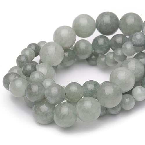 6 mm Natursteinperlen zur Schmuckherstellung, burmesische Jade, poliert, glatt, rund, Edelsteinperlen für Armband, Halskette, 38,1 cm 6 mm Natursteinperlen zur Schmuckherstellung, burmesische Jade, poliert, glatt, rund, Edelsteinperlen für Armband, Halskette, 38,1 cm von ASDJHFABKY