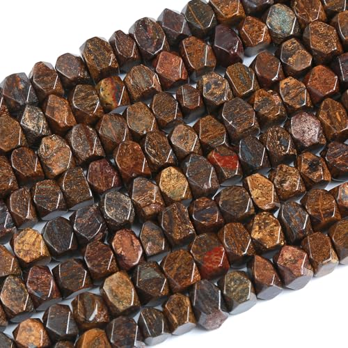 6 x 11 mm, 25 Stück natürliche Bronzit, unregelmäßig, Spezialschliff-Steinperlen, lose Perlen für Schmuck, DIY, Armband, 19,1 cm 6 x 11 mm, 25 Stück natürliche Bronzit, unregelmäßig, Spezialschliff-Steinperlen, lose Perlen für Schmuck, DIY, Armband, 19,1 cm von ASDJHFABKY