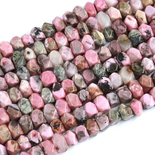 6 x 11 mm, 50 Stück natürliche Rhodonit-Steine, unregelmäßig, speziell geschliffen, lose Perlen für Schmuck, DIY, Armband, 38,1 cm 6 x 11 mm, 50 Stück natürliche Rhodonit-Steine, unregelmäßig, speziell geschliffen, lose Perlen für Schmuck, DIY, Armband, 38,1 cm von ASDJHFABKY