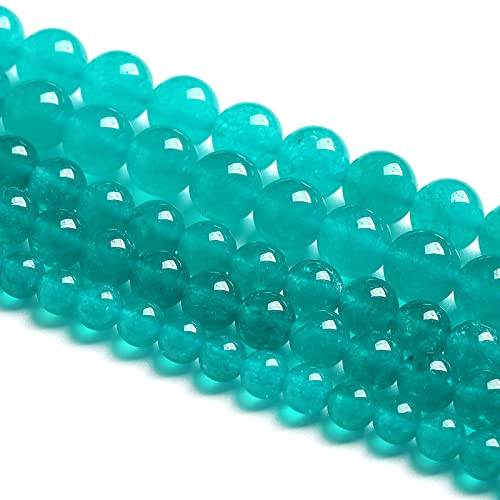 8 mm, 45 Stück natürliche blaue Amazonit-Chalcedon-Stein-Kristalle, lose Perlen für Schmuckherstellung, DIY, Armband, Halskette 8 mm, 45 Stück natürliche blaue Amazonit-Chalcedon-Stein-Kristalle, lose Perlen für Schmuckherstellung, DIY, Armband, Halskette von ASDJHFABKY
