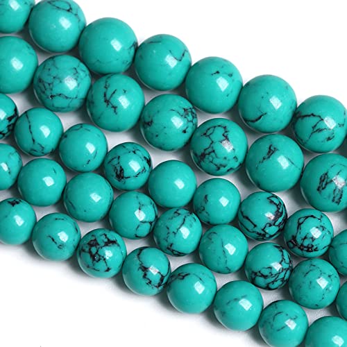 8 mm, 46 Stück, grüne Türkis, Abstandshalter, lose Perlen für Schmuckherstellung, DIY, Armband, Halskette 8 mm, 46 Stück, grüne Türkis, Abstandshalter, lose Perlen für Schmuckherstellung, DIY, Armband, Halskette von ASDJHFABKY