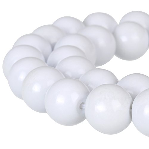 Druk tschechische Glasperlen, rund, undurchsichtig, bemalt, Schmuckherstellung, Weiß, 4 mm Druk tschechische Glasperlen, rund, undurchsichtig, bemalt, Schmuckherstellung, Weiß, 4 mm von ASDJHFABKY