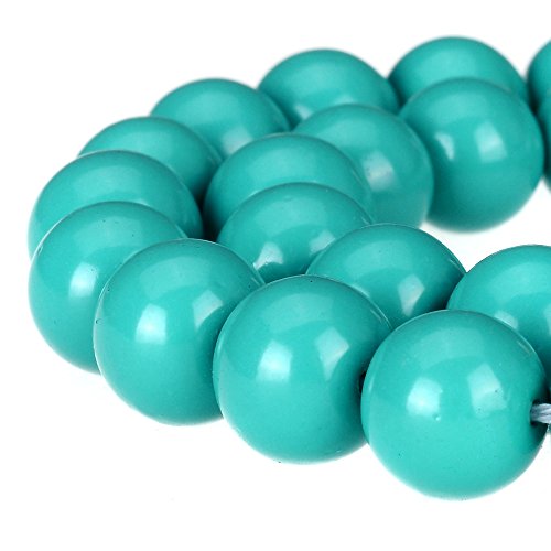 Druk tschechische Glasperlen, rund, undurchsichtig, bemalt, für Schmuckherstellung, Blau, 10 mm Druk tschechische Glasperlen, rund, undurchsichtig, bemalt, für Schmuckherstellung, Blau, 10 mm von ASDJHFABKY