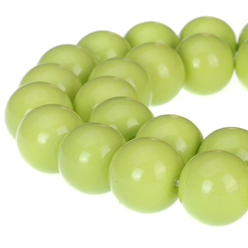 Druk tschechische Glasperlen, rund, undurchsichtig, bemalt, für Schmuckherstellung, Grün, 8 mm Druk tschechische Glasperlen, rund, undurchsichtig, bemalt, für Schmuckherstellung, Grün, 8 mm von ASDJHFABKY