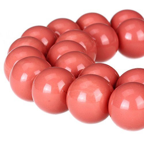 Druk tschechische Glasperlen, rund, undurchsichtig, bemalt, für Schmuckherstellung, Pfirsich, 8 mm Druk tschechische Glasperlen, rund, undurchsichtig, bemalt, für Schmuckherstellung, Pfirsich, 8 mm von ASDJHFABKY