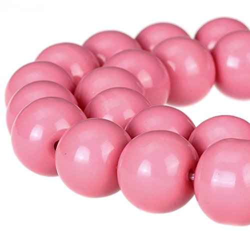 Druk tschechische Glasperlen, rund, undurchsichtig, für Schmuckherstellung, Rosa, 6 mm Druk tschechische Glasperlen, rund, undurchsichtig, für Schmuckherstellung, Rosa, 6 mm von ASDJHFABKY